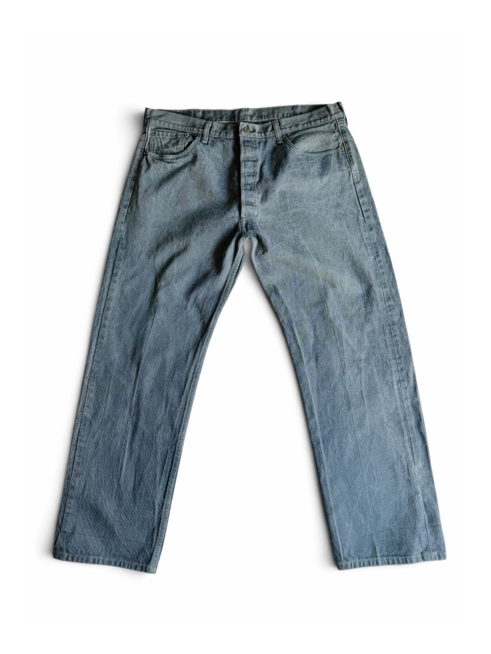 ★ Vintage Levi’s 501 Men’s 100% Cotton Elevated Basic Casual Jeans Gray 40x32 ★